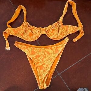 LSpace Anthropologie underwire bikini set